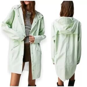 Rains Light Green Women's Jacket